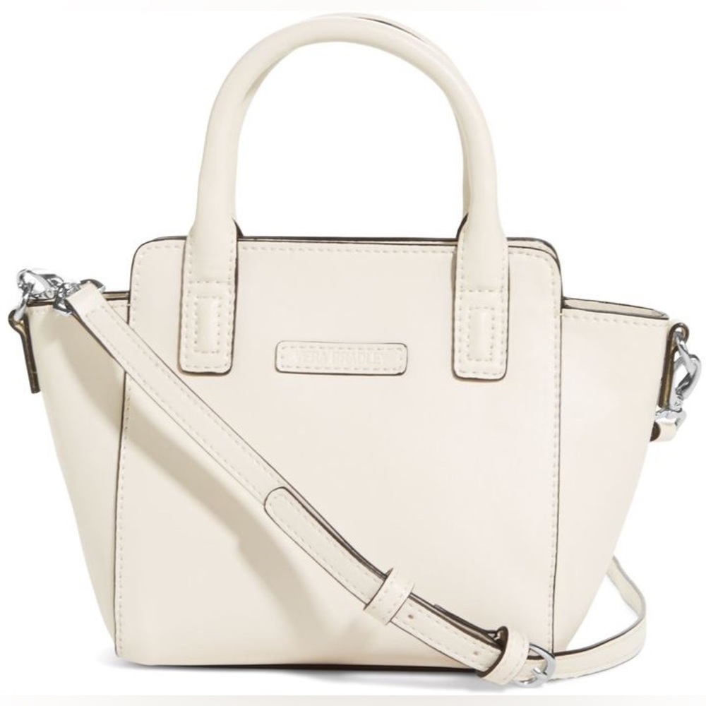 Vera Bradley Northbrook Leather Crossbody Satchel Tote - White